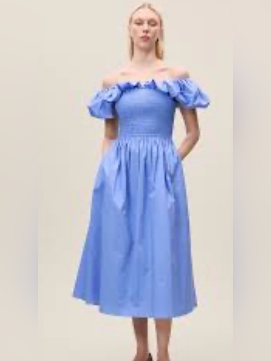 Rebecca Taylor Dresses & Skirts - Rebecca Taylor Bluebell Yara Poplin Midi Dress size Large